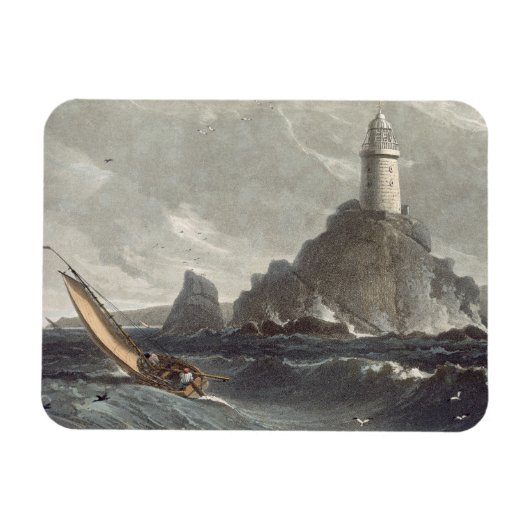 Magnet Flexible Le phare des palangriers de Lands End, Cornwall, f (Horizontal)
