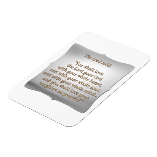 Magnet Flexible Le plus grand commandement (Côté Gauche)