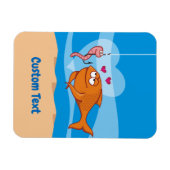 Magnet Flexible Le poisson et l'appât dans l'aimant (Horizontal)