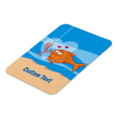 Magnet Flexible Le poisson et l'appât dans l'aimant (Côté Gauche)