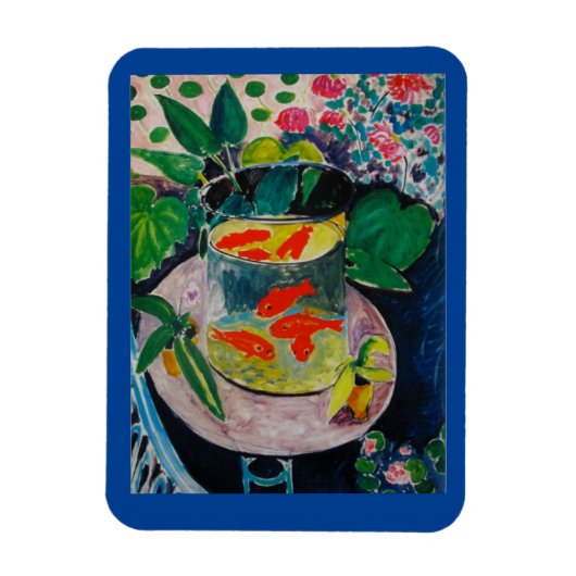Magnet Flexible Le poisson rouge de Matisse (Vertical)