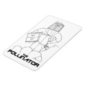 Magnet Flexible Le Pollinisateur - Flexi-Magnet (Côté Gauche)