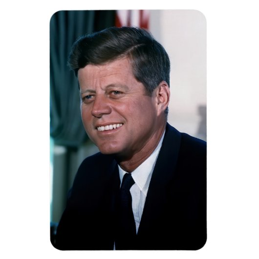 Magnet Flexible Le président américain John F. Kennedy dans le bur (Vertical)