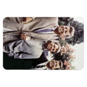 Magnet Flexible Le président américain John Kennedy & Robert & Ted (Horizontal)