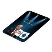 Magnet Flexible Le président Trump 🇺 🇸 ✨ Mariage patriotique (Côté Gauche)