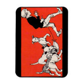 Magnet Flexible le promeneur de chiens (Vertical)