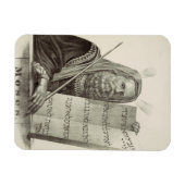 Magnet Flexible Le prophète Moïse avec les tablettes de la loi (Horizontal)