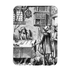 Magnet Flexible Le récepteur des impôts, après une gravure sur