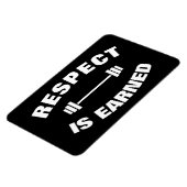 Magnet Flexible Le respect motivationnel du cool est gagné (Côté Gauche)