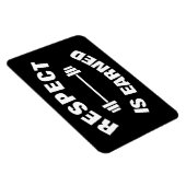 Magnet Flexible Le respect motivationnel du cool est gagné (Côté Droit)