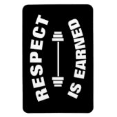 Magnet Flexible Le respect motivationnel du cool est gagné (Vertical)