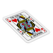 Magnet Flexible Le roi est une femme (Côté Droit)