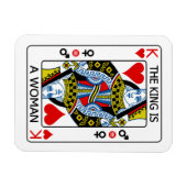 Magnet Flexible Le roi est une femme (Horizontal)