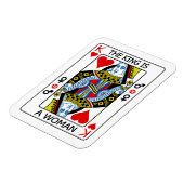 Magnet Flexible Le roi est une femme (Côté Gauche)