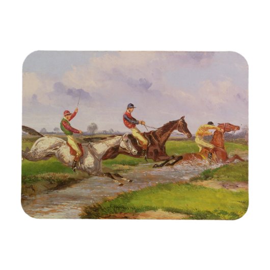 Magnet Flexible Le Saute d'eau : la Steeplechase d'automne à Balla (Horizontal)