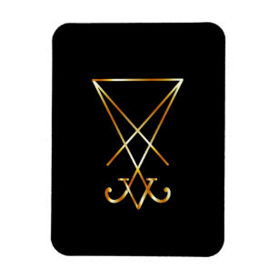 Magnet Flexible Le sigil d'or de Lucifer