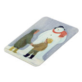 Magnet Flexible Le Snowman (Côté Gauche)