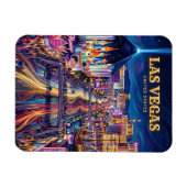 Magnet Flexible Le Strip de Las Vegas Nevada (Horizontal)