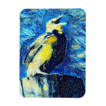 Le style VanGogh aux oiseaux solitaires