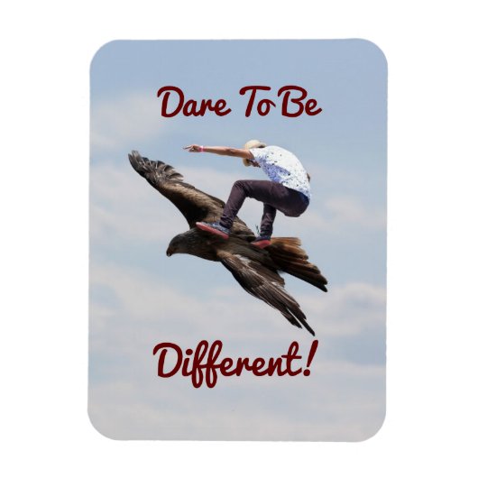 Magnet Flexible Le surf des oiseaux (Vertical)