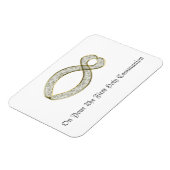 Magnet Flexible Le symbole de la Chrétienté Poisson. Aimant person (Côté Gauche)