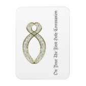 Magnet Flexible Le symbole du Fish Christian. (Vertical)