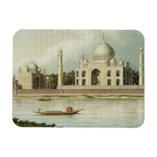 Magnet Flexible Le Taj Mahal, tombe de l'empereur Shah Jehan et