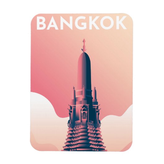 Magnet Flexible Le temple de Wat Arun (Vertical)