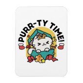 Magnet Flexible Le temps de la pub ! - Conception de Noël Festive  (Vertical)