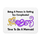 Magnet Flexible Le Temps D'Être Une Sirène (Horizontal)