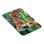 Magnet Flexible Le tigre royal du Bengale (Côté Droit)