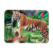 Magnet Flexible Le tigre royal du Bengale (Horizontal)