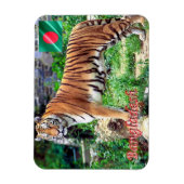 Magnet Flexible Le tigre royal du Bengale (Vertical)