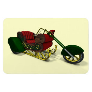 Magnet Flexible Le trike du Père Noël