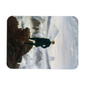 Magnet Flexible Le vagabond au-dessus de la mer de brouillard (Horizontal)