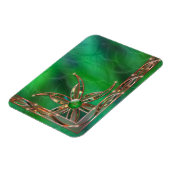 Magnet Flexible Le vert comme aimant flexible de l'herbe (Côté Gauche)