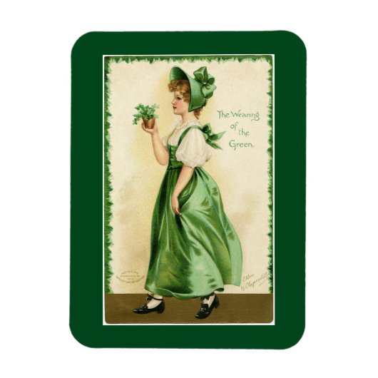 Magnet Flexible Le Vêtement Vert (Vertical)