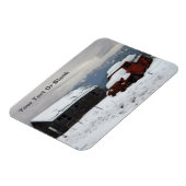 Magnet Flexible Le vieux camion rouge (Côté Gauche)