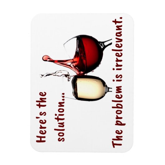 Magnet Flexible Le vin est l'aimant de la solution (Vertical)