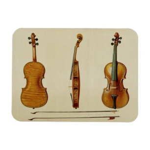 Magnet Flexible Le violon de Hellier fait par Antonio Stradivarius