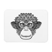 Magnet Flexible Le visage du singe (Horizontal)