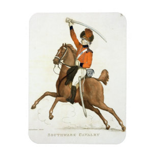 Magnet Flexible Le volontaire de cavalerie de Southwark, plaquent