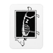 Magnet Flexible Le X-Ray du chien (Vertical)