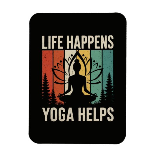 Magnet Flexible Le Yoga Aide à Vivre (Vertical)