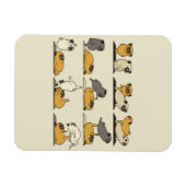 Magnet Flexible Le Yoga de Chien-Chien-Chien-Chien Français| Amate (Horizontal)