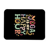 Magnet Flexible Le Yoga Est Mon Heure Heureuse (Horizontal)