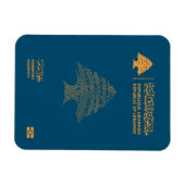 Magnet Flexible Lebanon passport (Horizontal)