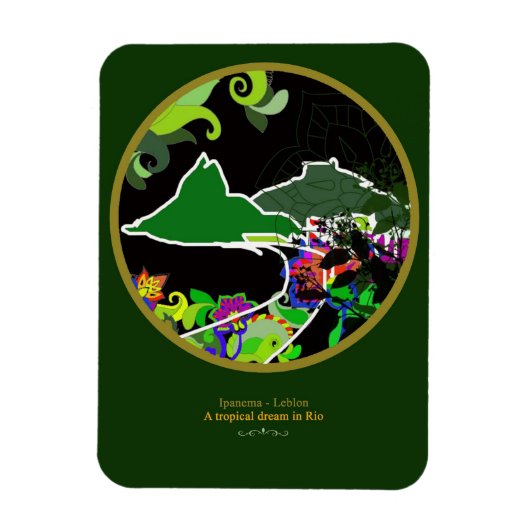 Magnet Flexible Leblon - Rio de Janeiro (Vertical)