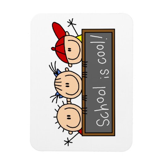 Magnet Flexible L'école est Cool (Vertical)