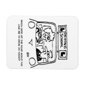 Magnet Flexible Leçon de conduite - Quel côté de la route? (Horizontal)